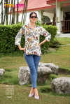 Baby Vol 4 Tips And Tops Rayon Printed Western Ladies Tops Wholesale Market In Surat

